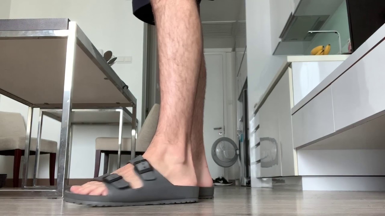 Eva sandals in grey from Bangkok night market