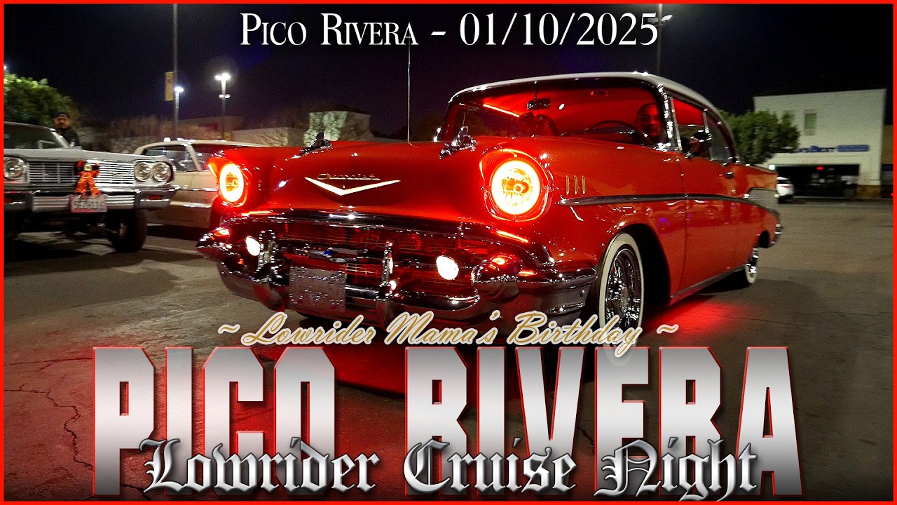 Don't Miss Pico Rivera's Hottest Lowrider Cruise Night!