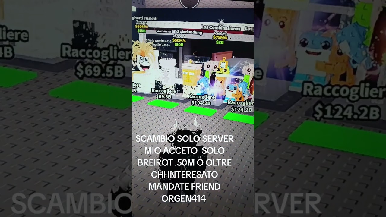 scambio su ruba un breirot  #trading #roblox #trading #steal #stealabrainrot #trending  #live #