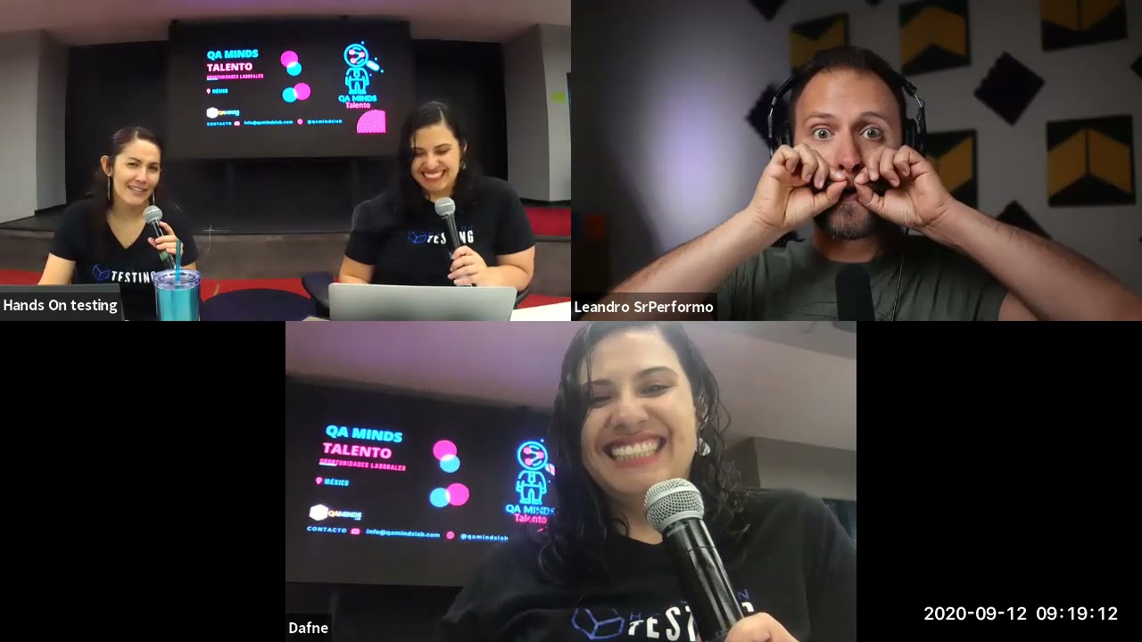 Hands On Testing 2020 - 'Señor Performo' podcast. Episodio en vivo desde el evento