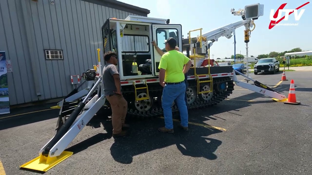 UTV Achiever Tracked Vehicles - Demo at USSI (Utillity Sales & Service Inc)