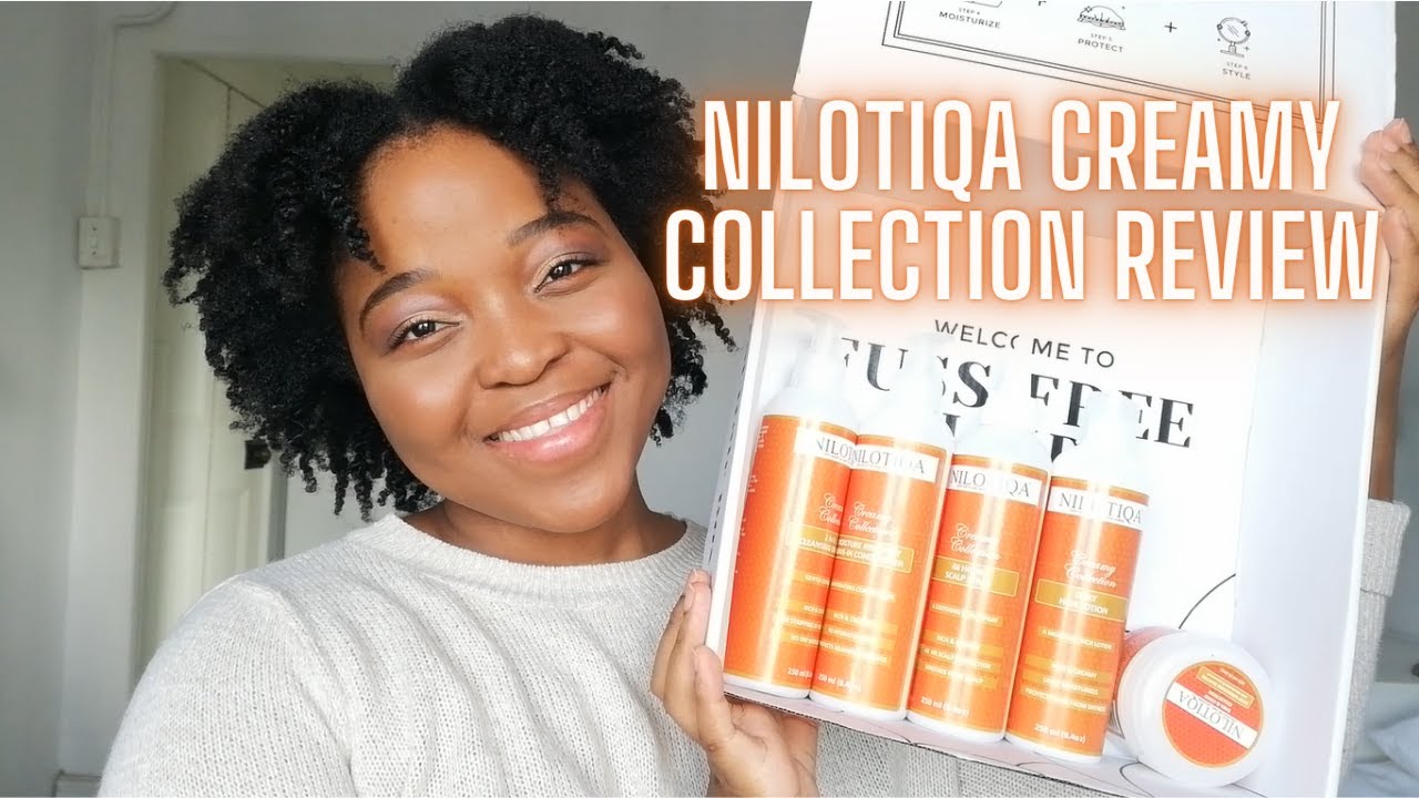 NILOTIQA CREAMY COLLECTION REVIEW | NATUAL HAIR COMPANY WASH DAY BOX | SOUTH AFRICAN YOUTUBER