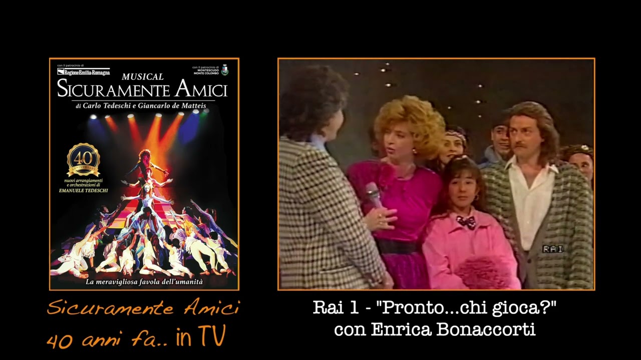 Sicuramente Amici 40 anni fa... inTV
