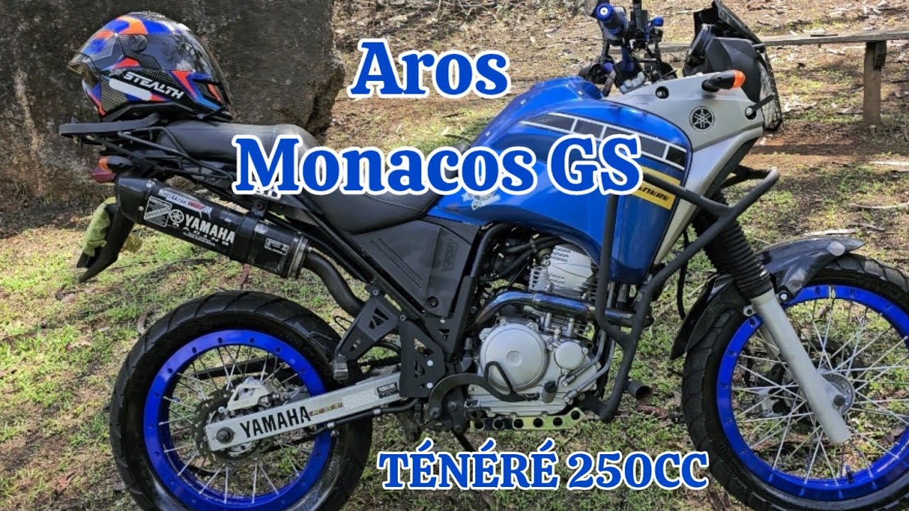 TÉNÉRÉ 250 - Aros Monaco GS e outras modificações na moto