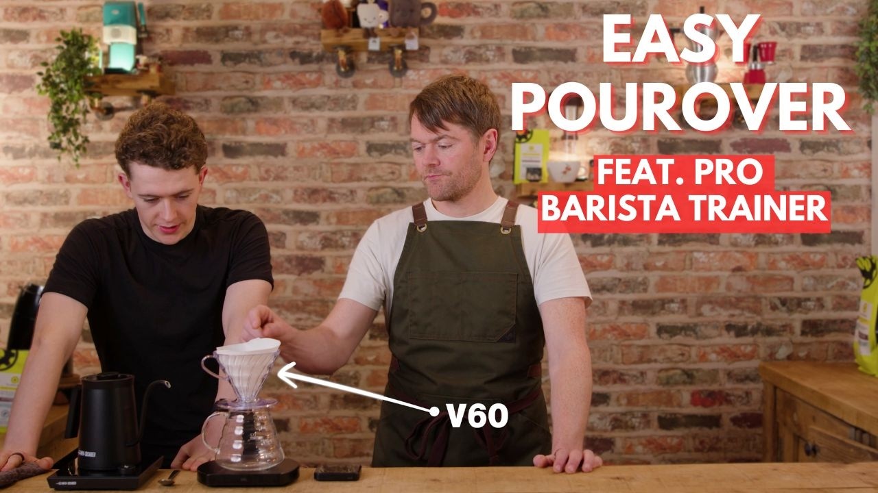Приготовление кофе методом V60 (простой способ) (метод профессионального тренера-бариста)