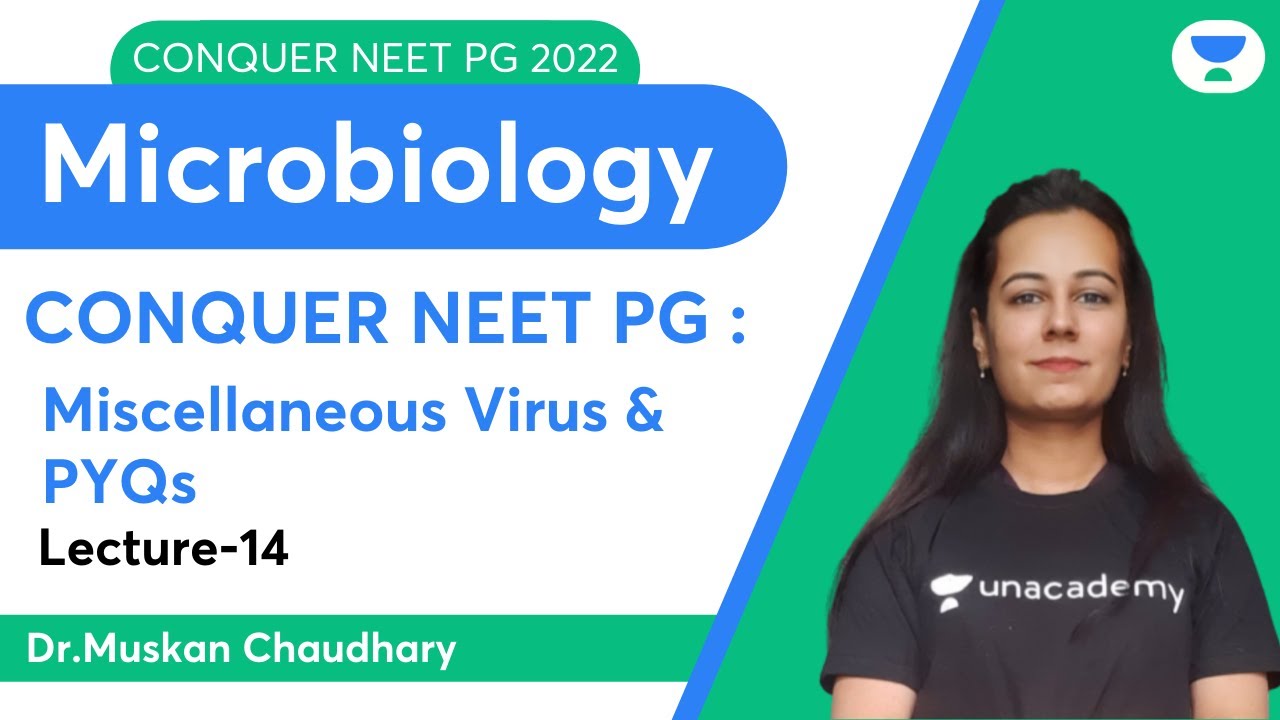 Conquer NEET PG 2022: Miscellaneous Virus and PYQs | Microbiology | Let's Crack NEET PG | Dr.Muskan