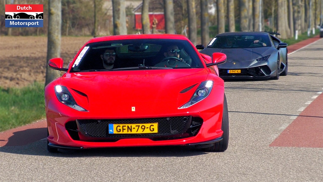 Supercar Accelerating! - Revuelto, 12Cilindri, Huracan STO, Corvette C8, Novitec GT3,...