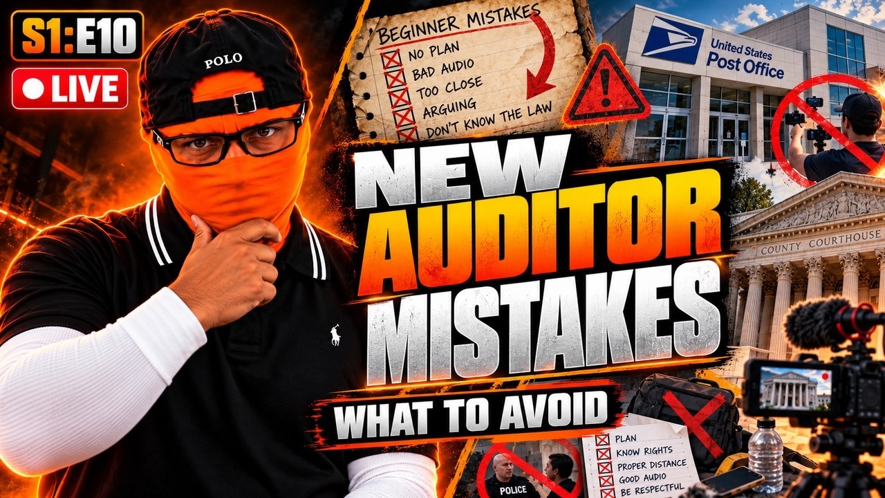 COMMON MISTAKES NEW FIRST AMENDMENT AUDITORS MAKE | S1E10 🔴 LIVE