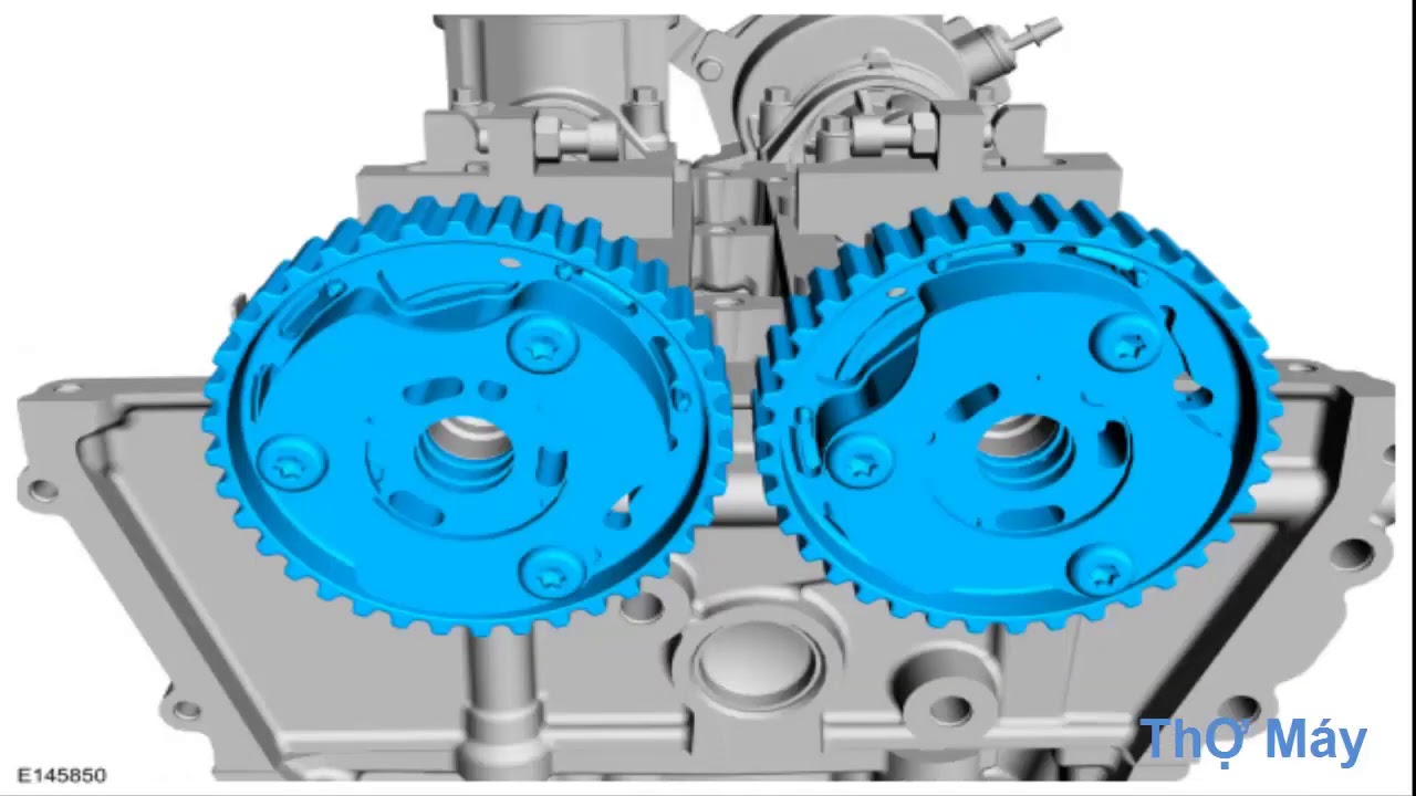 Timing mark EcoBoost 1.0L/ lắp ráp động cơ và đặt cam ford ecoboost 1.0L 2019