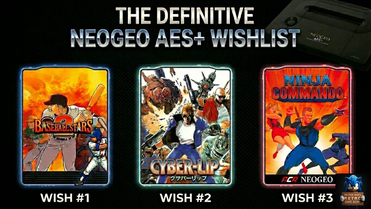 Игры для NEOGEO AES+, которые НУЖНО переделать! #neogeoaesplus