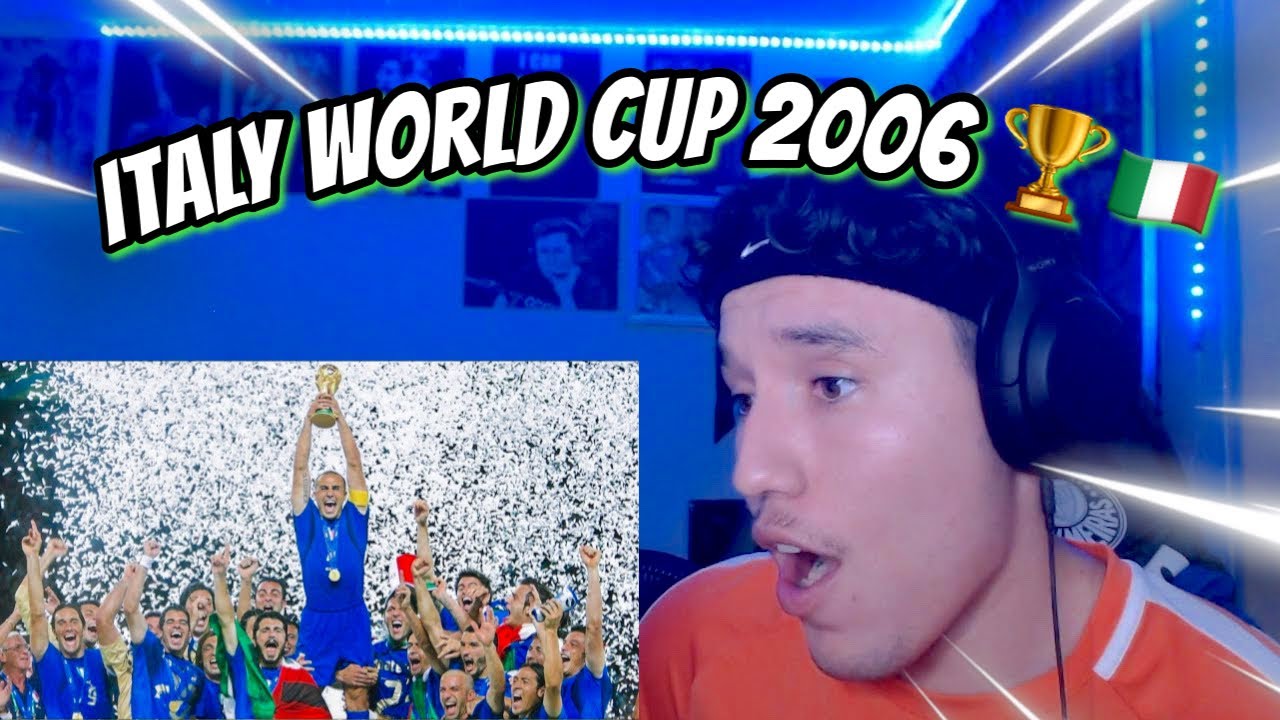 American REACTS to ITALY ● Road to the World Cup Victory - 2006🏆