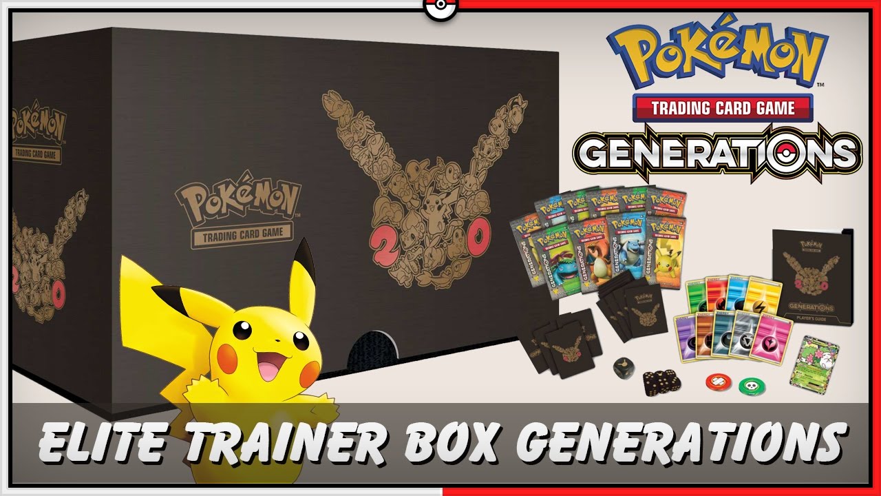 Pokémon TCG: UNBOX ELITE TRAINER BOX GENERATIONS! OSTENTAÇÃO DE EX