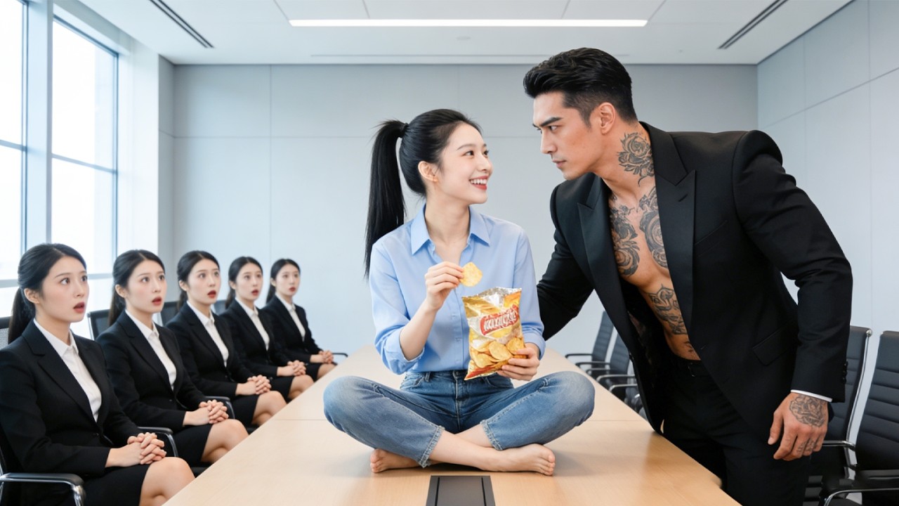 100 top university beauties apply for CEO assistant, but he falls for the rural girl eating chips!