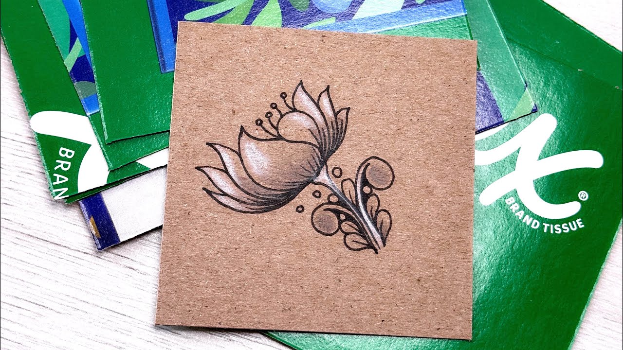 DIY Zentangle Tiles!! How to make your own Zentangle tiles! #recycle #zentangletiles #DIY #zentangle