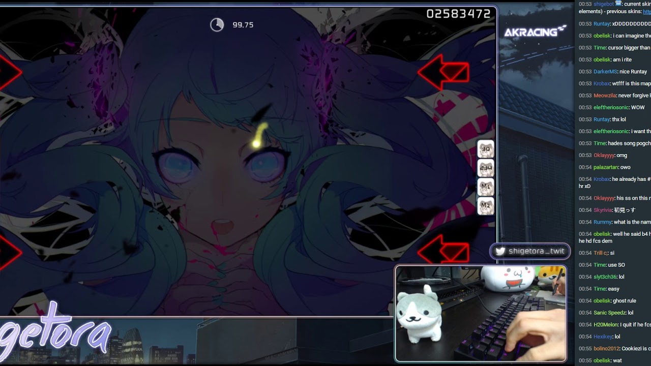 Cookiezi | DECO*27 - Ghost Rules [Mayday] +HDHR 8.5* 99.91%&rarr;98.66% Livestream with chat