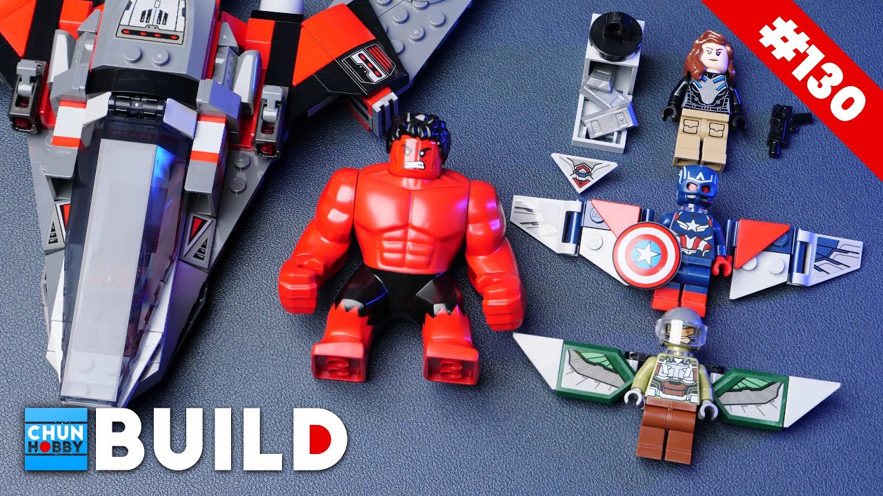 LEGO Speed Build! 76292 Captain America vs. Red Hulk Battle! | LEGO Marvel 2025 | Beat Build