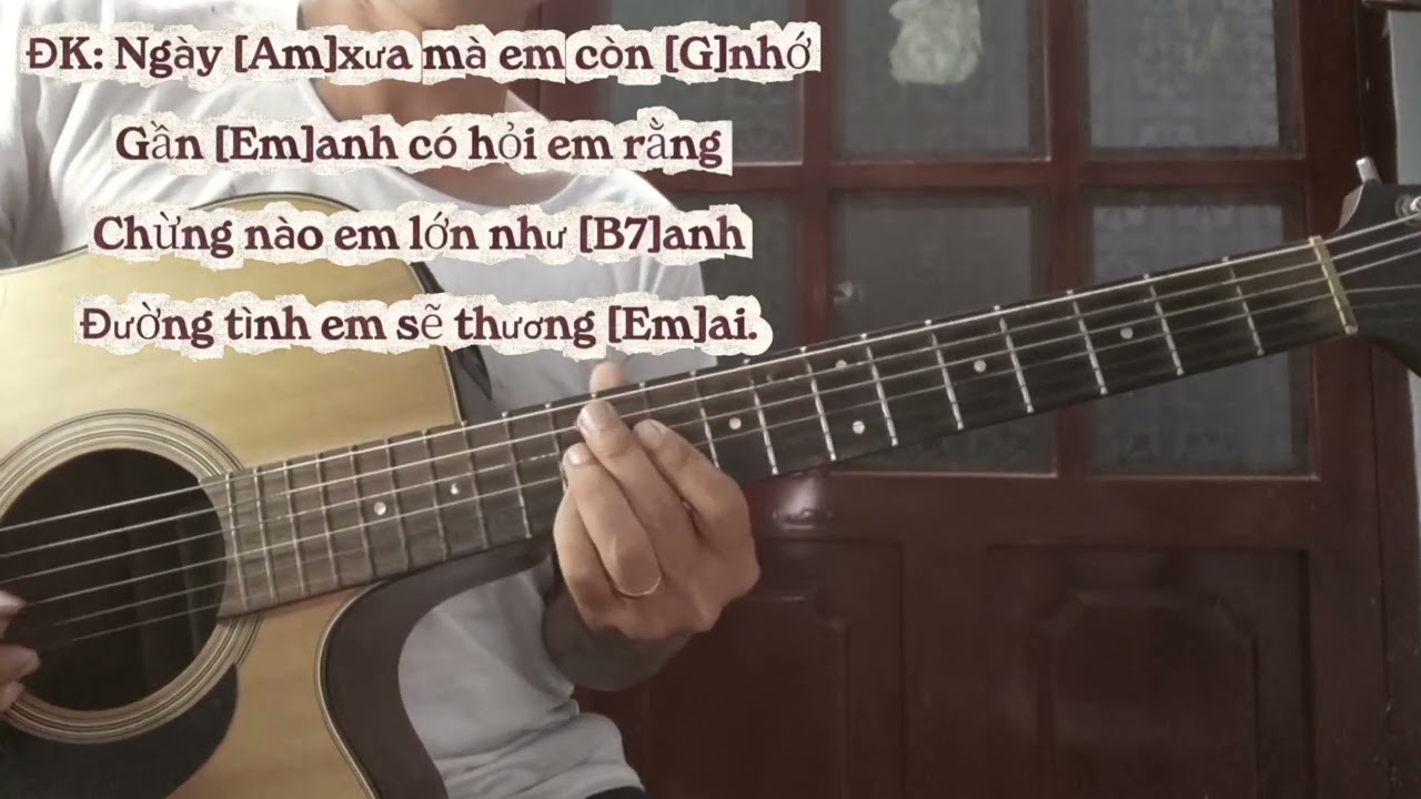 Thư Tình Em Gái guitar Bolero #ghitakhonghopam #tuhocguitar #thututhanhdoemguidi 
