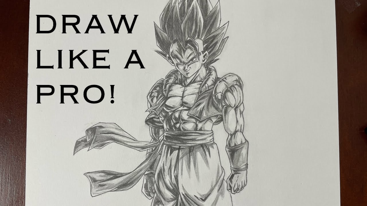 How to Draw GOGETA Step by Step