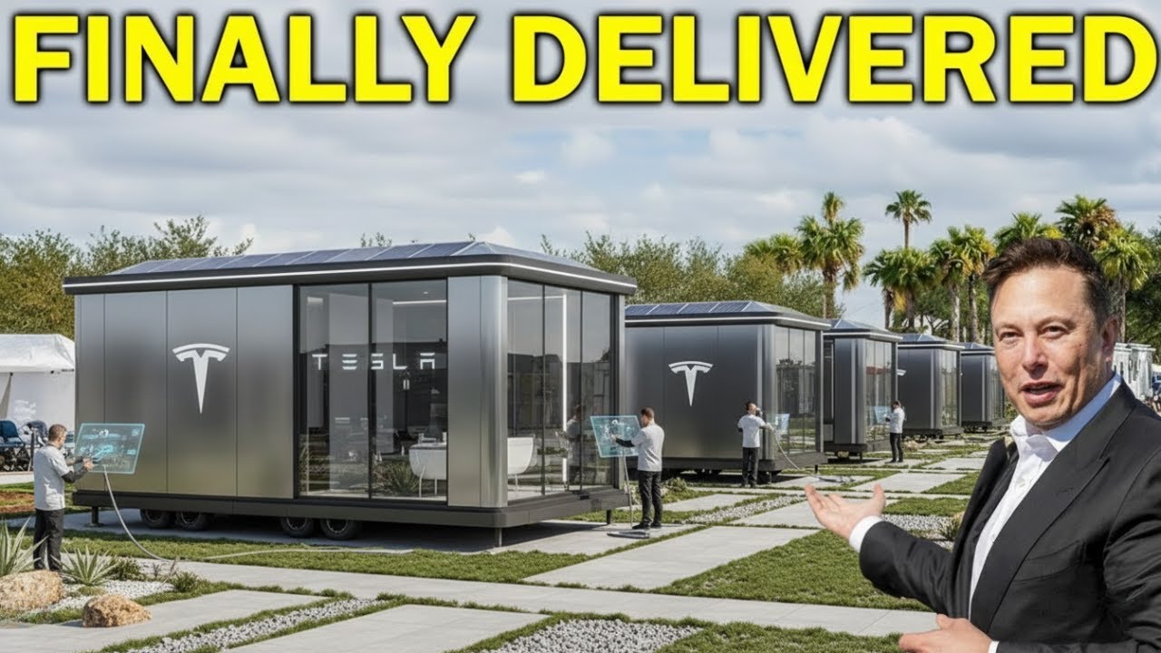 Tesla Tiny House Илона Маска за 7999 долларов наконец-то здесь! Бесплатная земля, нулевой налог и...