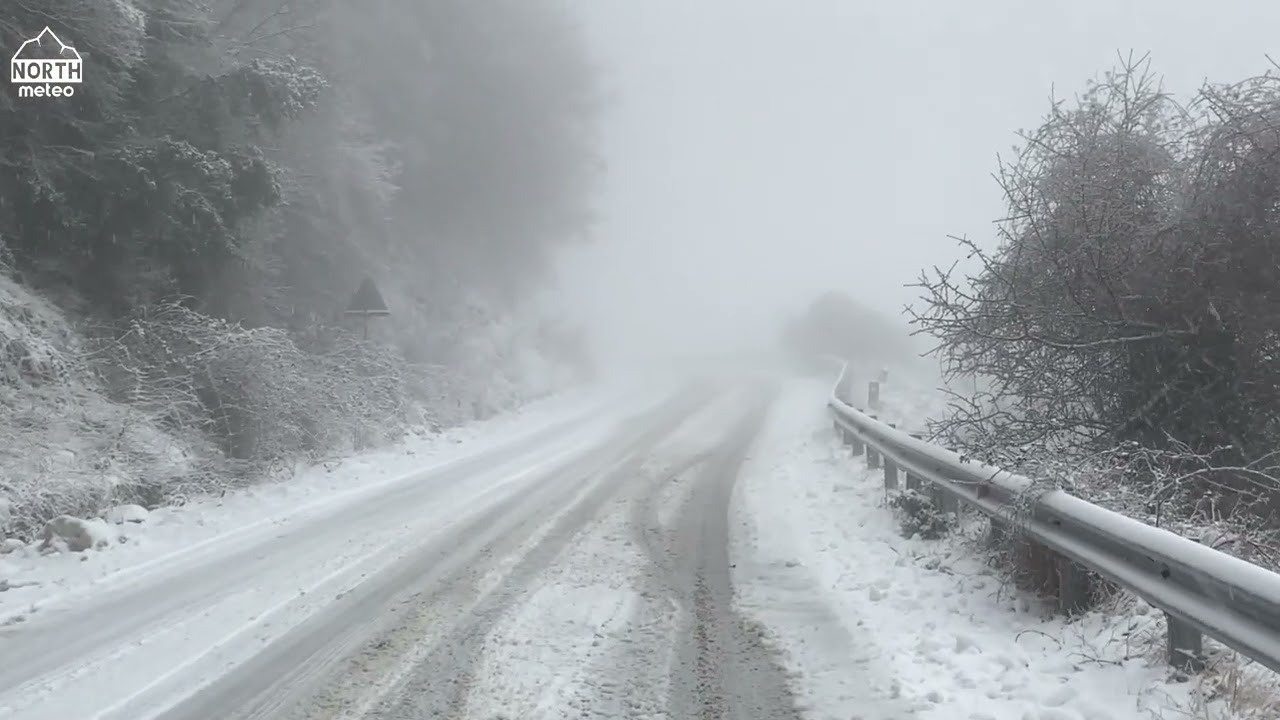 Snow in Chortiatis - 2/2/2022