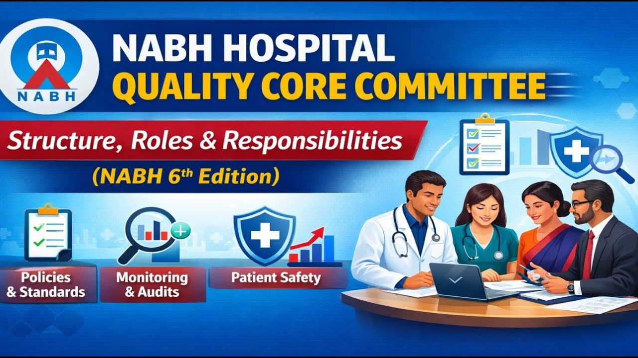 NABH Hospital Quality Core Committee – Structure, Roles & Responsibilities (NABH 6th Edition)