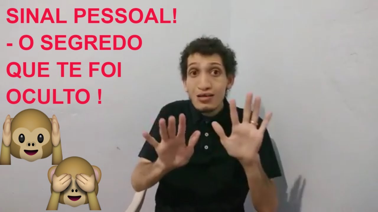 SINAL PESSOAL - SEGREDOS QUE NÃO TE CONTAM