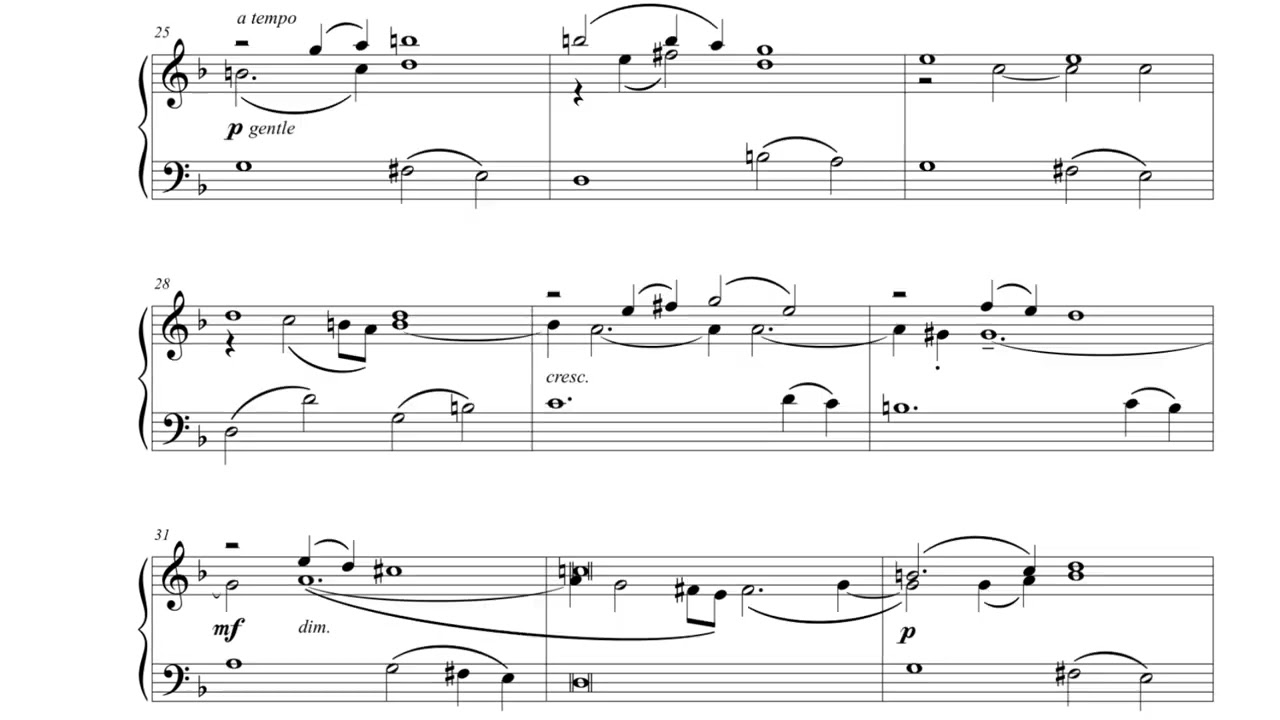 Lurie Carillon Suite: VI. Trio ~ Solo for Carillon [Score Follower]