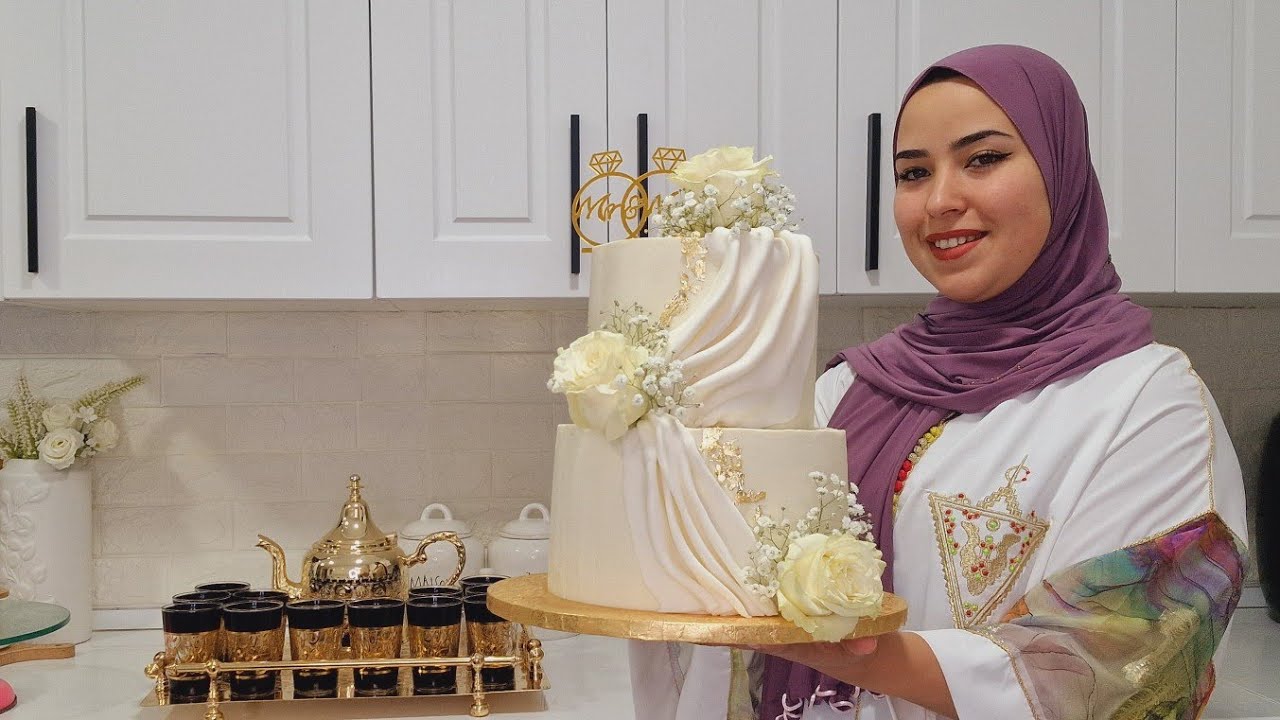 نميلو ومانطيحوش😅الخدمة مهمة لأي مرأة تعلمي الحرفة لي تعيشك 👌طرطة العروسة بالتفاصيل من لكبيرة للصغيرة