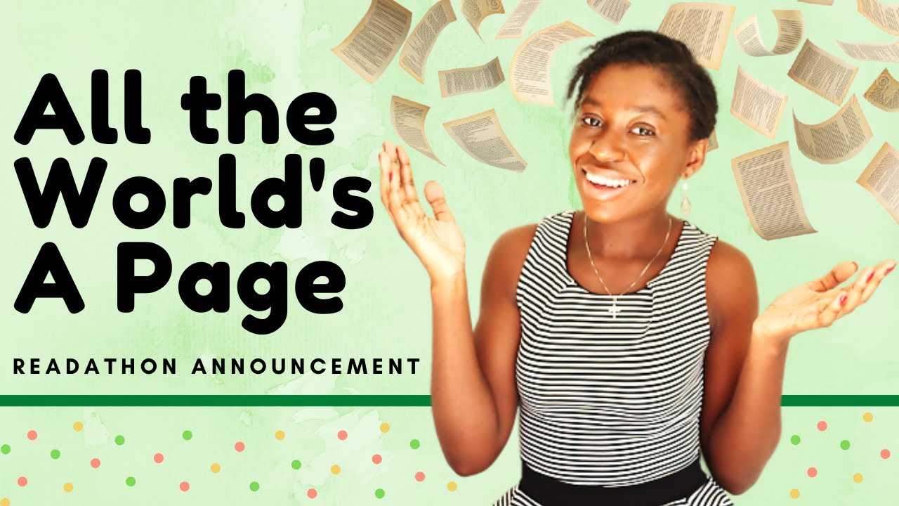 All The World's A Page! || Readathon Announcement || Round 2 || 2021 [CC]