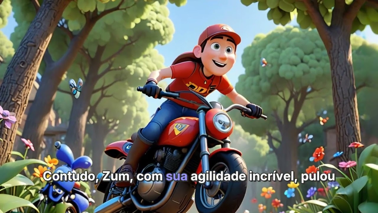 A CORRIDA DE MOTO DIVERTIDA