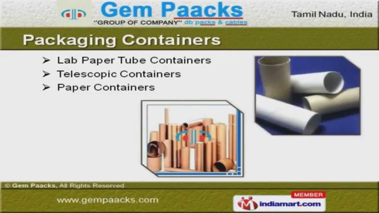 Packaging Solutions by Gem Paacks, Coimbatore