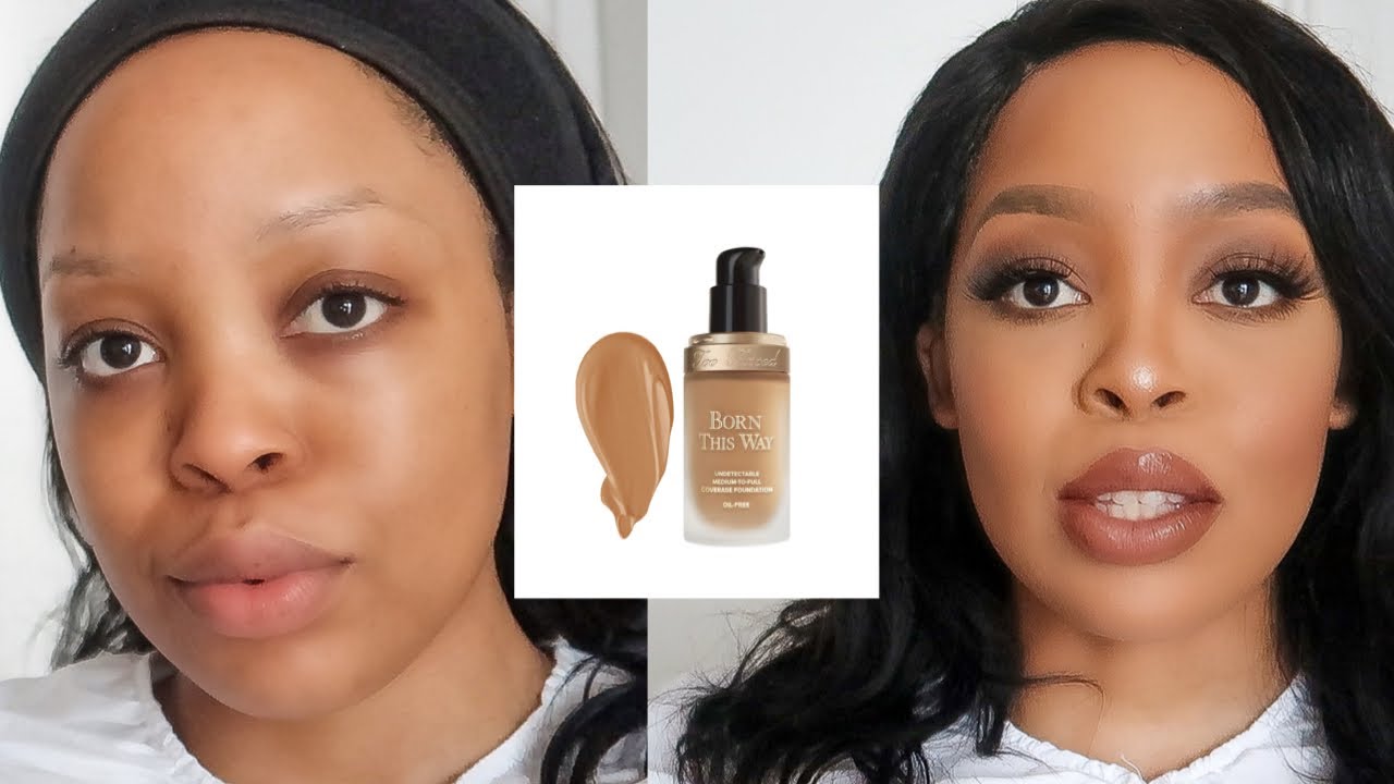 TOO FACED BORN THIS WAY FOUNDATION PRALINE REVIEW