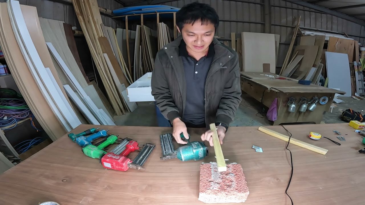 室內設計 木工裝潢教學 釘槍種類的使用注意事項，以及釘子的挑選