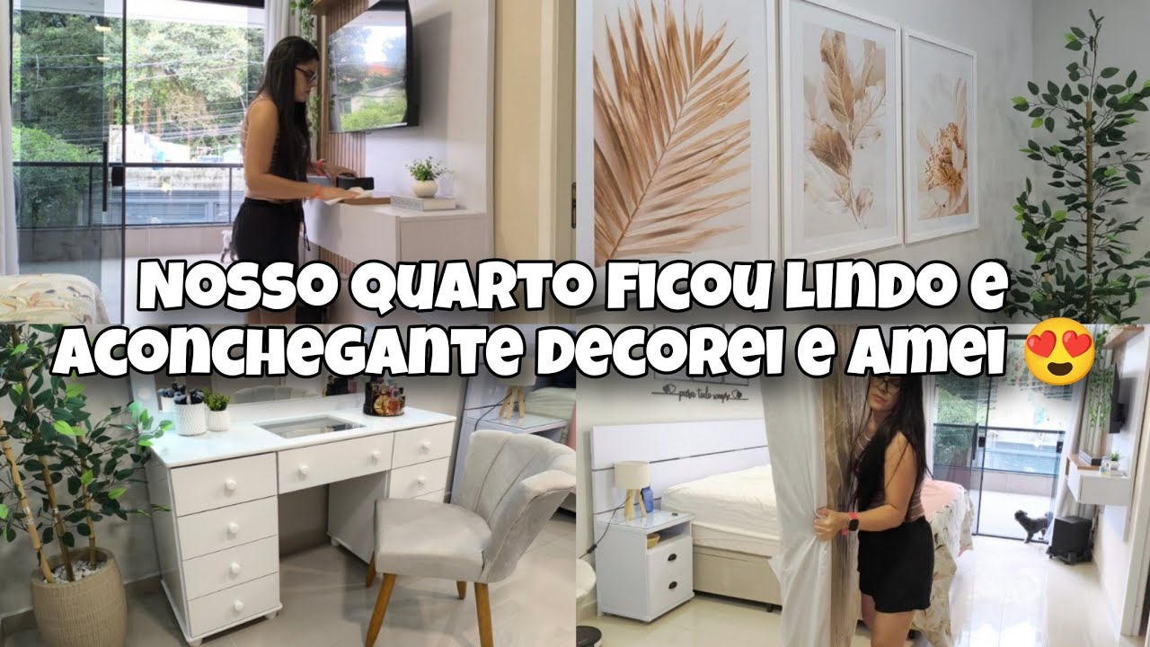 ENFIM DECOREI MEU QUARTO ❣️| O RESULTADO FICOU INCRÍVEL | #COMPRINHAS SHOPEE