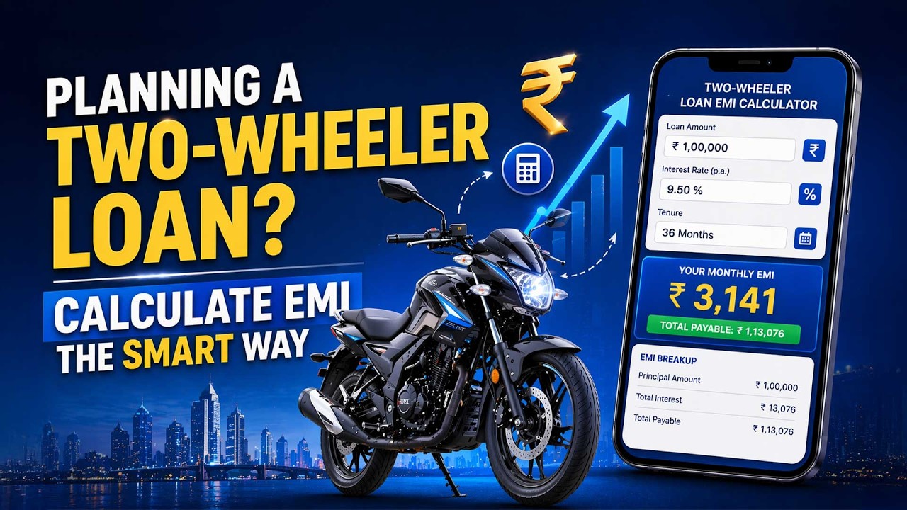 Estimate EMIs Easily with a Two‑Wheeler Loan EMI Calculator | Bajaj Markets