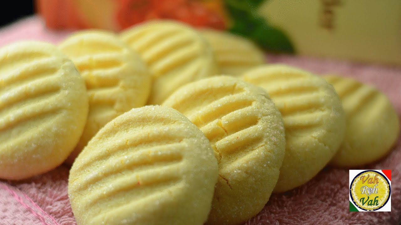 Custard Cookies  - By Vahchef @ vahrehvah.com