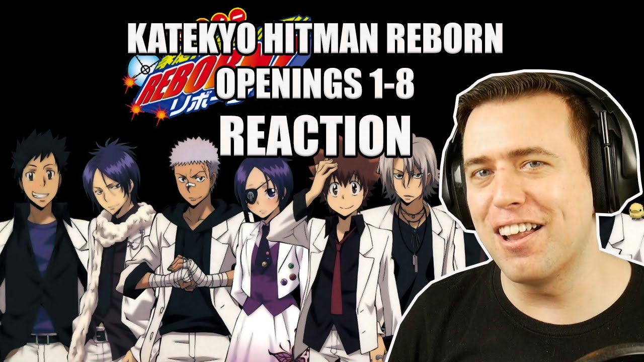 Katekyo Hitman Reborn: дебюты 1-8 РЕАКЦИЯ