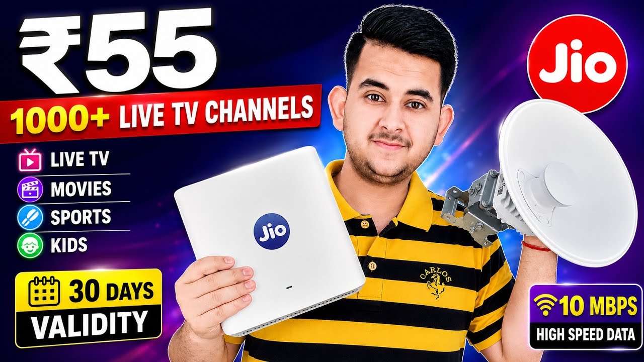 Jio New Recharge Only ₹55 | Full 30 Day Validity With 1000+ Channels | JioTV Pro Pack Kaise Le ? 