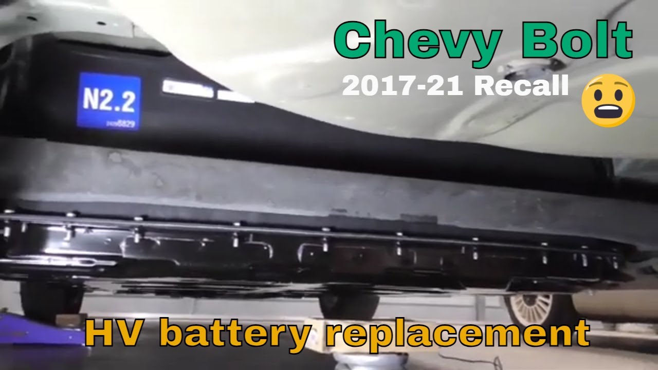 Chevy Bolt - HV Battery Replacement