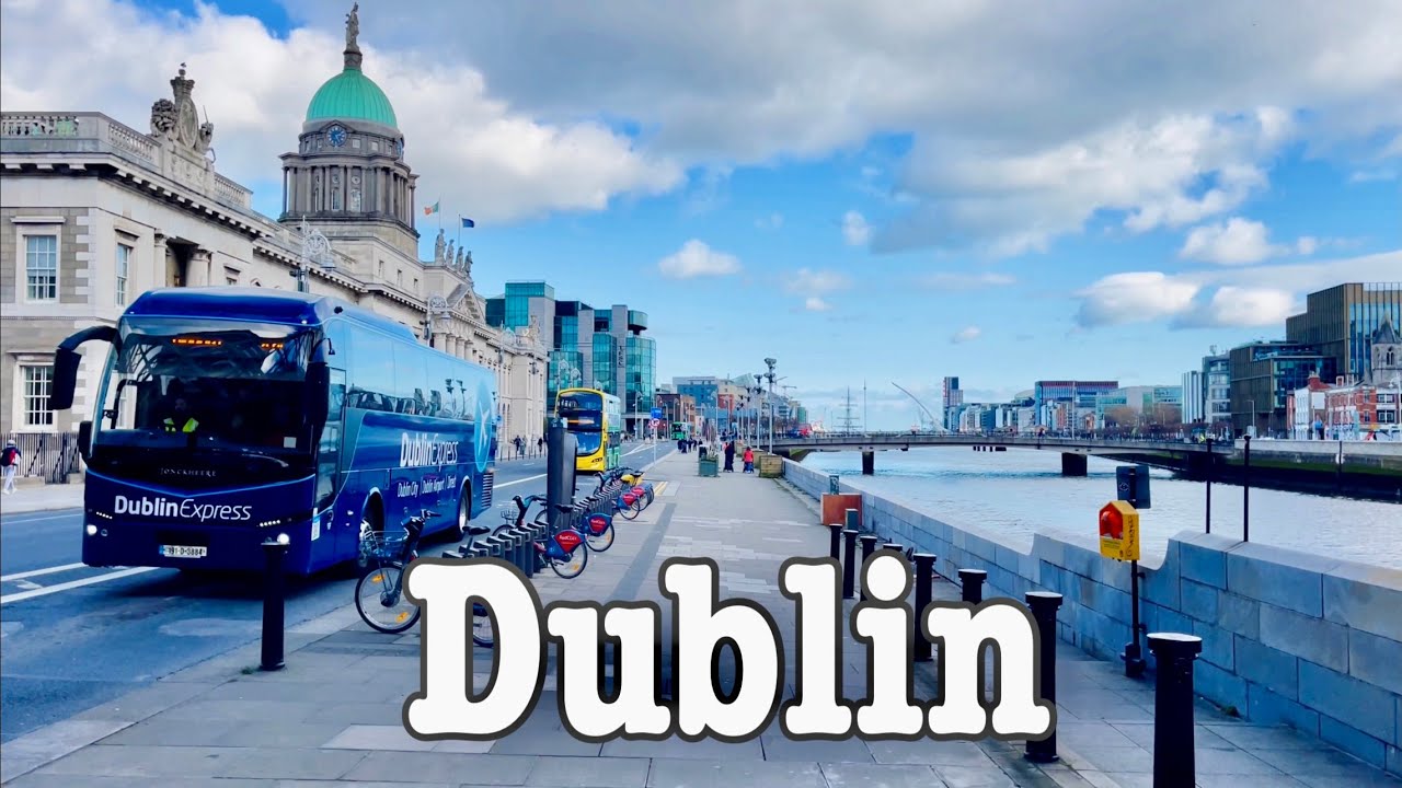 Dublin Ireland ☘️ 🇮🇪 March 2025 | 4k Walking Tour of Dublin City centre | O'Connell street walk, UHD