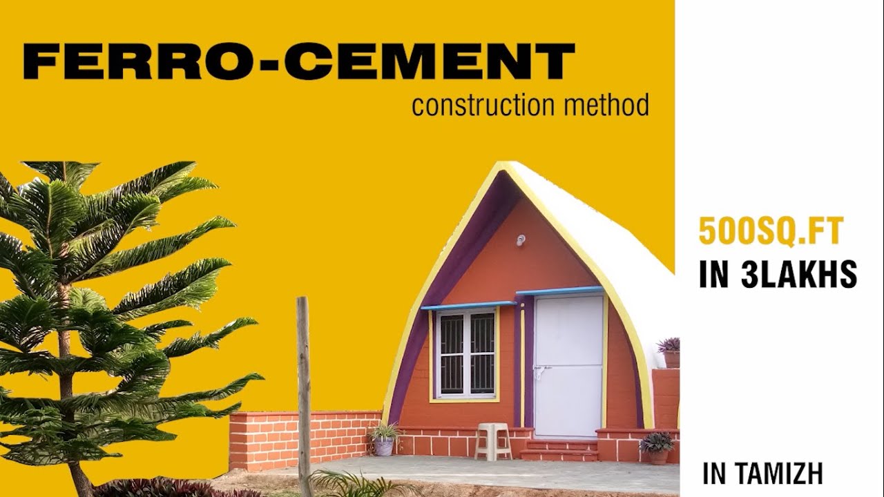 Ferro cement construction method | in Tamil | 500sq.ft in 3lakhs