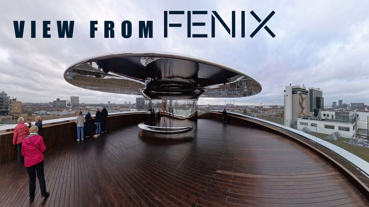 View from the roof of Fenix Rotterdam