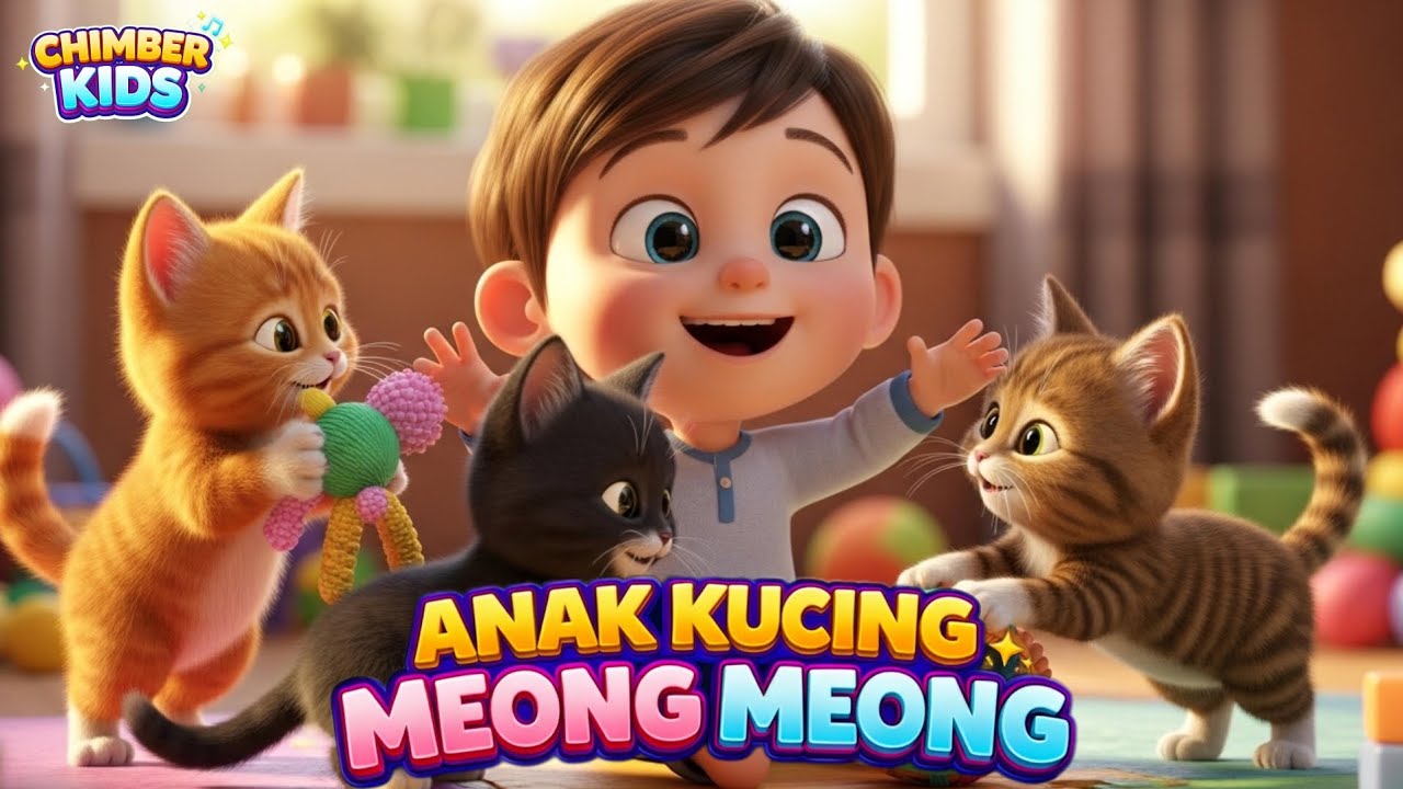 Lagu Anak Kucing Meong Meong 🐱 | Lagu Anak Indonesia Populer | Lagu Balita