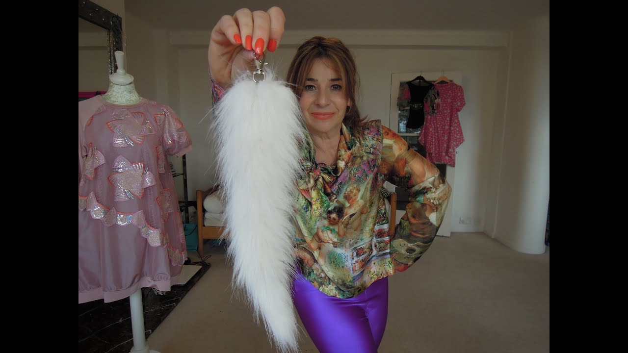 DIY Faux fur keyring
