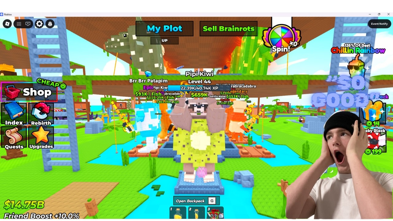 Ultimate Fishing Chaos In Roblox (Fish A BrainRot)
