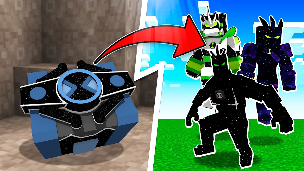 RECRIEI O OMNTRIX DO ALIEN X NO MINECRAFT