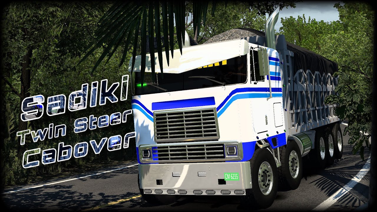 Sadiki Twin Steer Dump Truck in American Truck Simulator