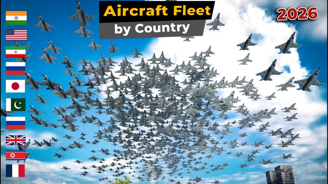 Military Aircraft Fleet Strength by country | 2026 | Country comparison