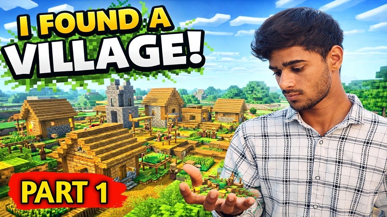 Minecraft Survival Series Part 1 | First Day Luck OP 😲