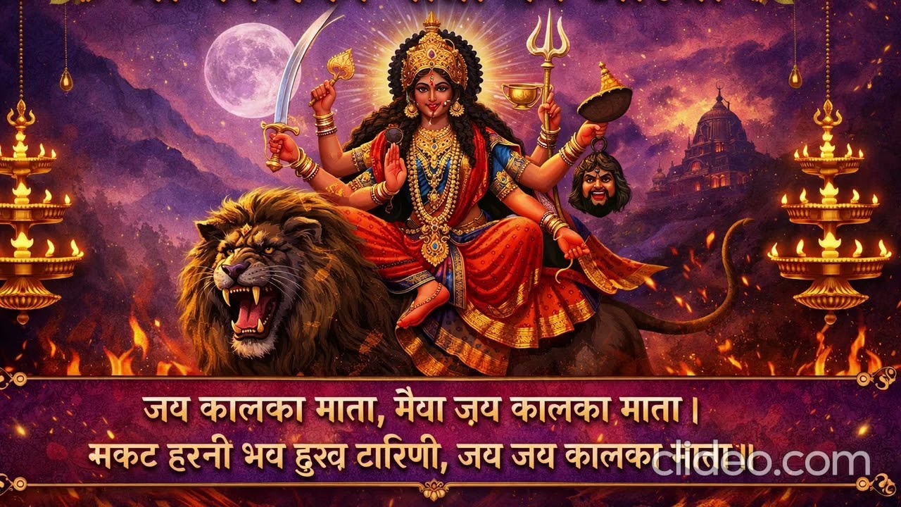 श्री कालका माता  भव दुःख हरने वाली माता !